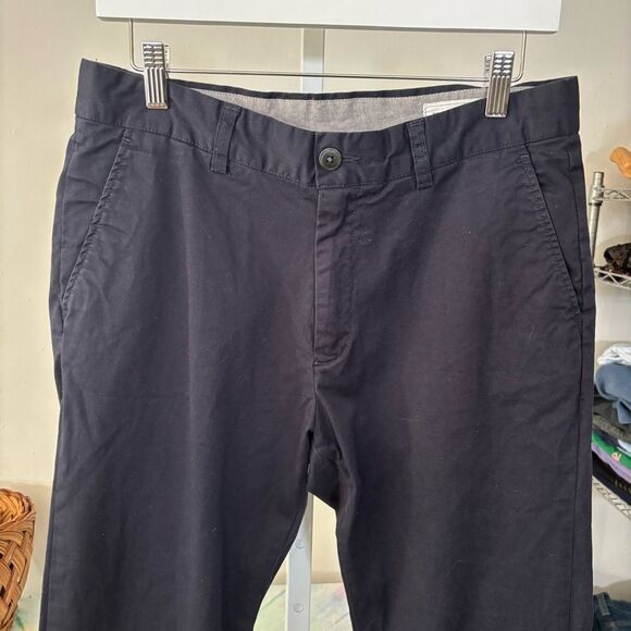 Men's Navy Pants FRANK & OAK size 32x32 the Newport chino trouser - Picture 2 of 7